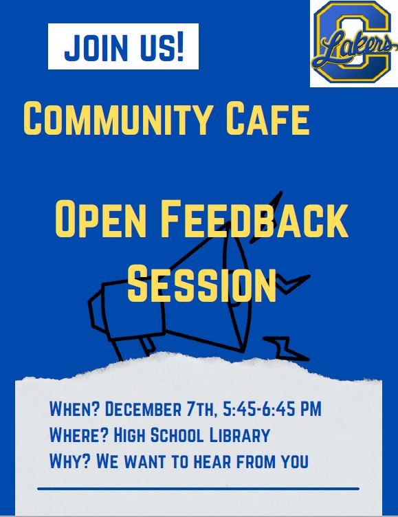 Community Cafe Feedback Session Slated for December 7 Cazenovia